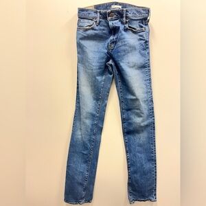 Abercrombie & Fitch Blue Slim Straight Jeans with Classic Denim Look